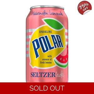 Polar Seltzer'Ade Watermelon Lemonade - Zero Sugar Drink 355ml Can
